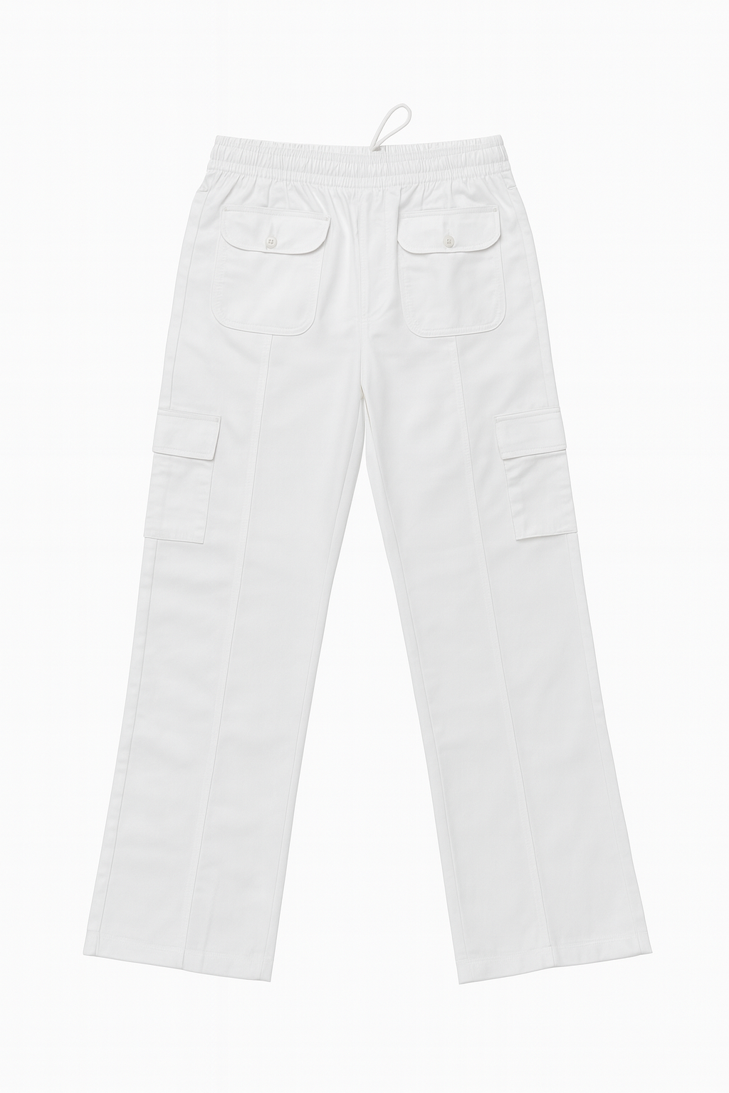 Midnight White Utility Pants - Women